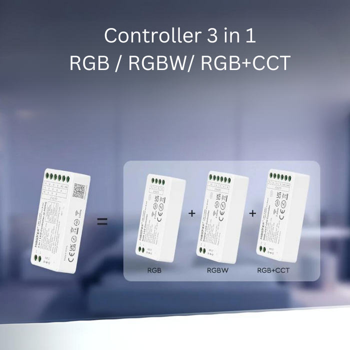 controler rgb, controler 3 in 1, controler banda led, controler miboxer, controler rgbw, controller rgb+cct, controller fut037s, telecomanda miboxer, telecomanda rgb,ledia.ro