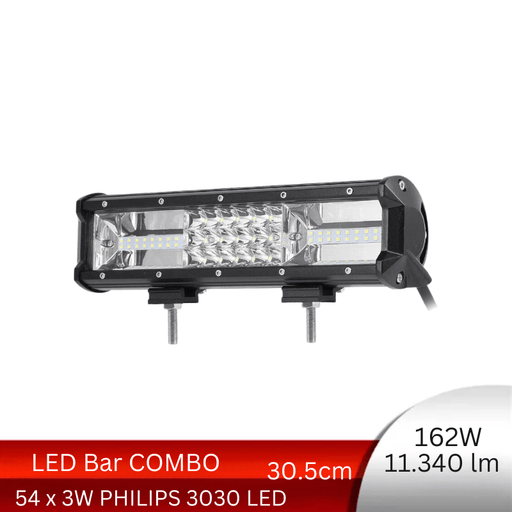 LED Bar Auto 162W, 11340lm, 30.5 cm, Combo Beam 12/60 - ledia.ro
