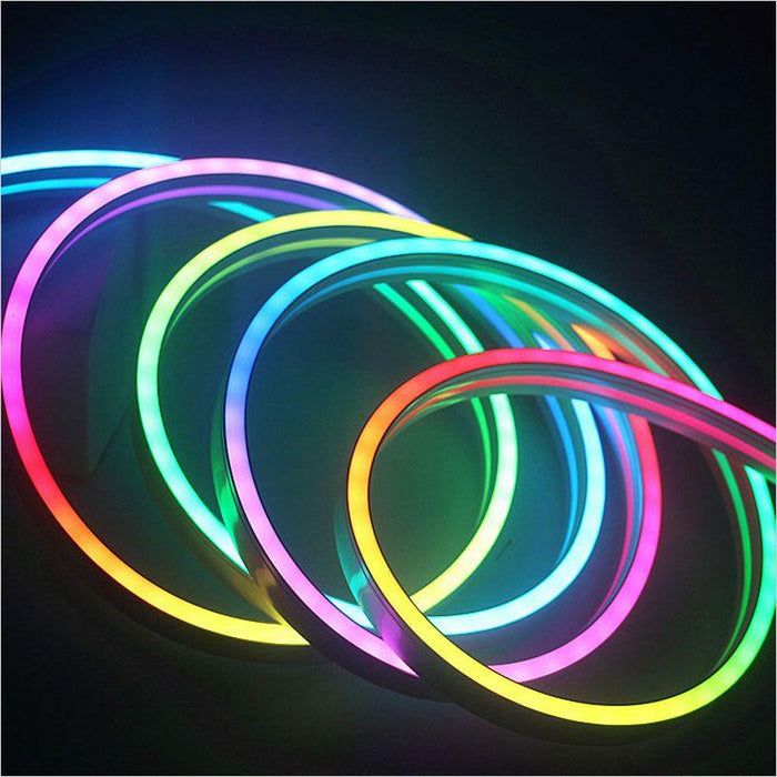 Furtun neon flex LED RGB 12V 120 LED/m IP65 - ledia.roSMD 2835
