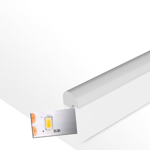 Profil din silicon Drop, pentru banda LED, 13 x 6 mm, accesorii incluse - ledia.roProfile Silicon