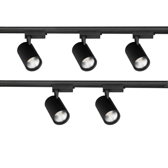Set sina neagra 2 metri cu 5 proiectoare LED COB 30w - ledia.roKituri