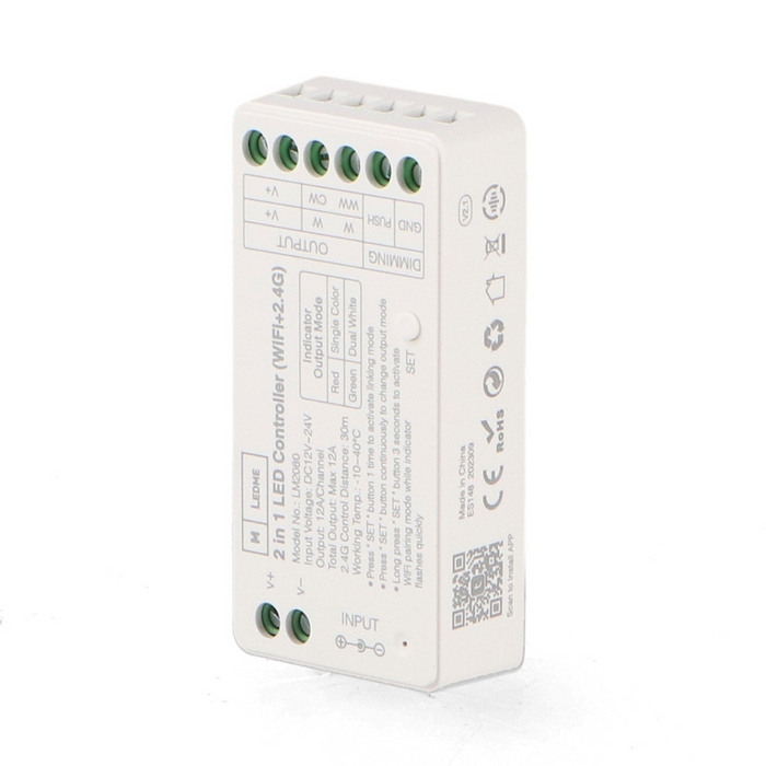 Controler Benzi LED Monocolor si CCT, 12-24V