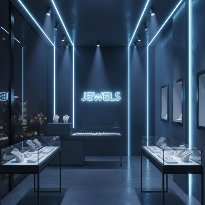 Neon FLEX 6×12 mm 24V, Albastru Deschis, IP65