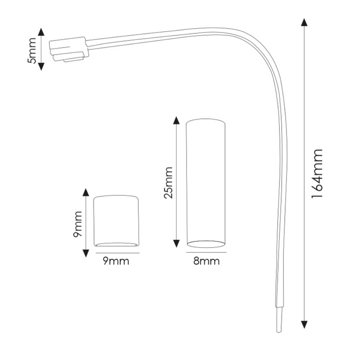 Cablul de conectare pentru banda LED cu protecție IP
