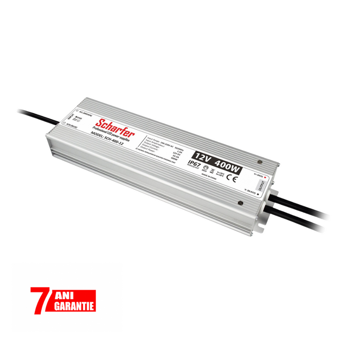 Alimentator LED 12V 33.33A cu protectii integrate
