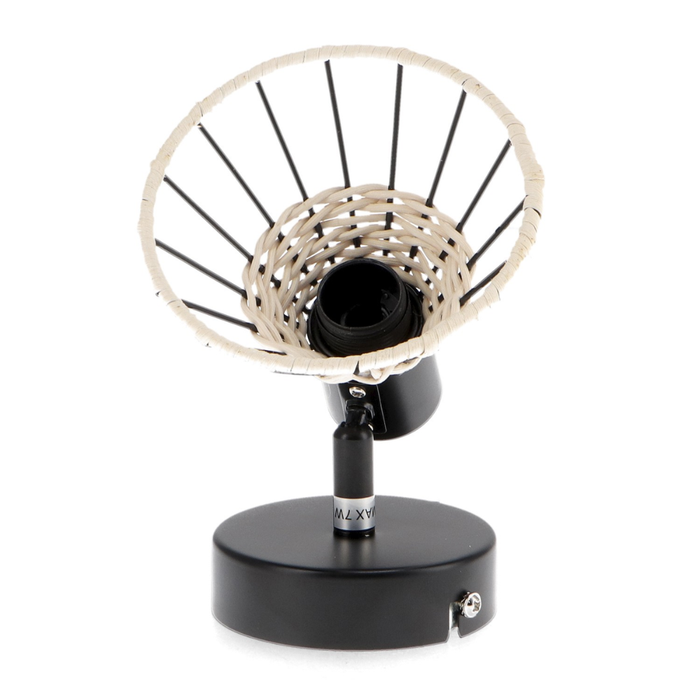 Detaliu abajur cu structură deschisă