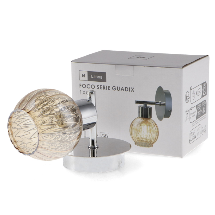 Aplica de perete crom pentru interior elegant