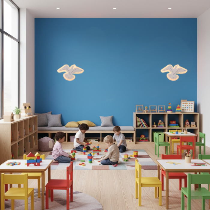 aplica LED albă cu lumină indirectă
