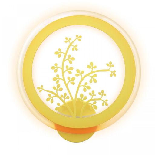 aplica LED Clover 32W galben, lumină caldă