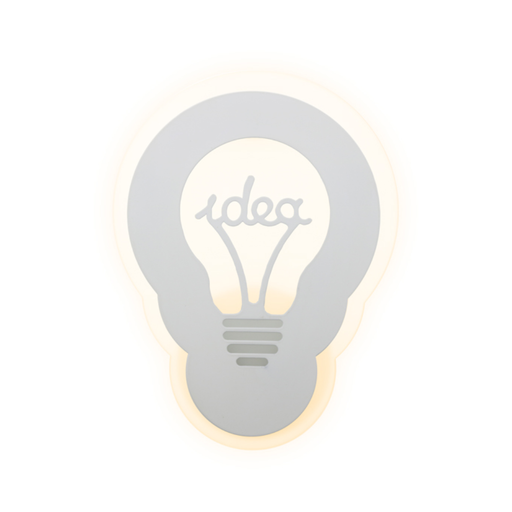 aplica LED IDEA 22W formă bec alb