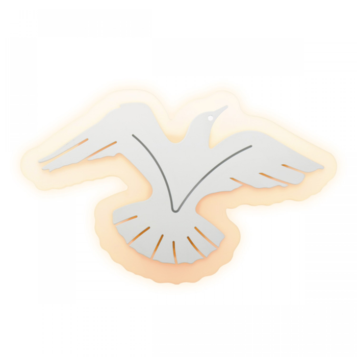 aplica LED perete 24W alb mat