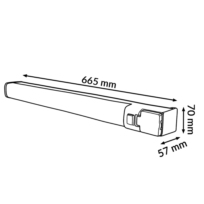 aplica LED IP44 pentru spații umede
