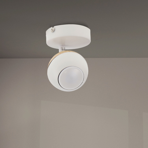 Iluminat plafon stil natural, Aplica tavan GU10 design elegant compact