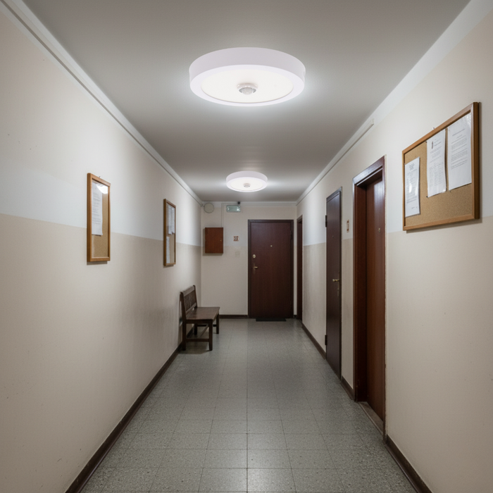 Lumină automată 4500K pentru scări și coridoare