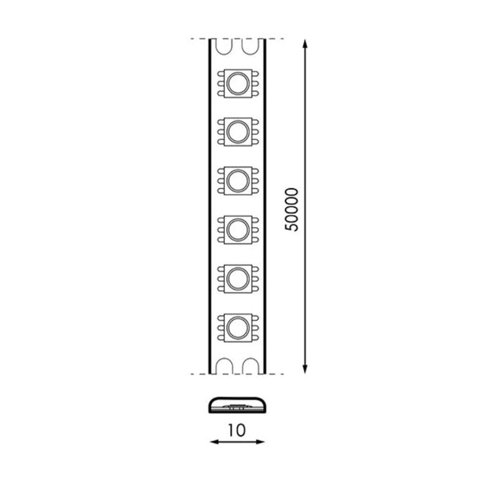 banda led ws2811, banda led digitala 12V, banda led rgbic, benzi led digitale,  benzi rgbic, ledia.ro