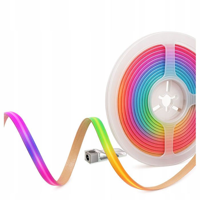 Bandă LED RGBW COB 24V răspuns muzical și moduri dinamice