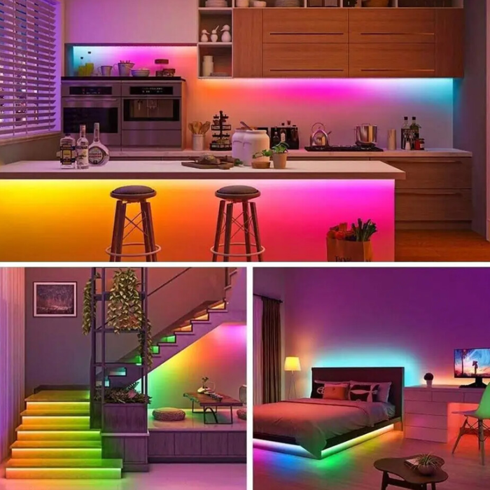 Bandă LED RGBW profesională IP20 pentru iluminat multicolor
