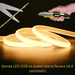 banda led 220v, banda led COB 220V, benzi COB 220V, banda cob profesionala, banda COB IP65, banda LED COB 20m, banda COB 220v lumina calda, ledia.ro