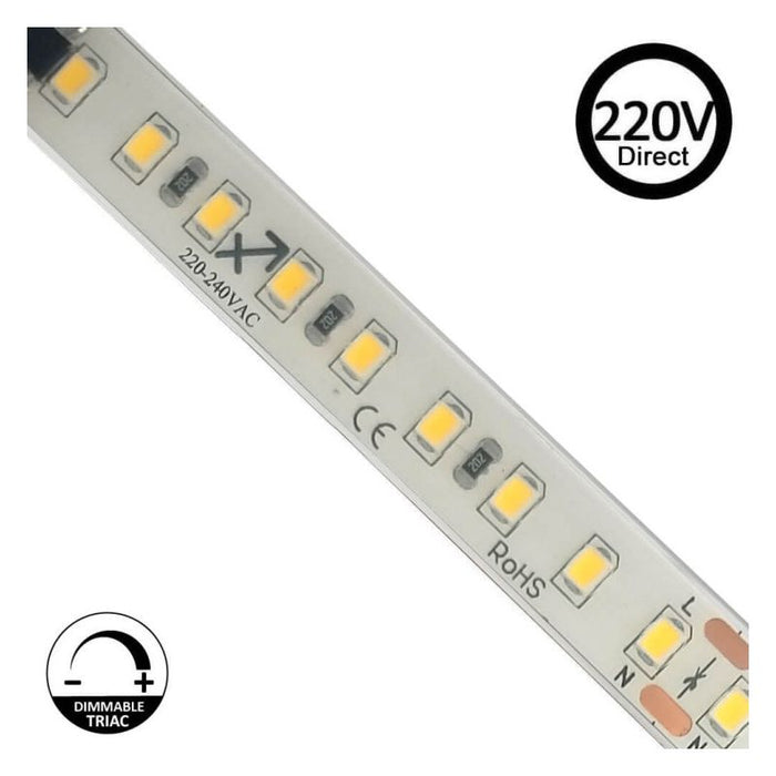 banda led 220v, banda LED SMD2835, banda LED 14W/m, Banda LED rezistenta, banda LED 20m, banda cu LED exterior, Banda LED la rola 20m, ledia.ro