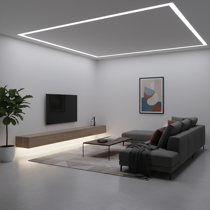 banda LED 24V Free Cut CRI90, 10 metri, decor living