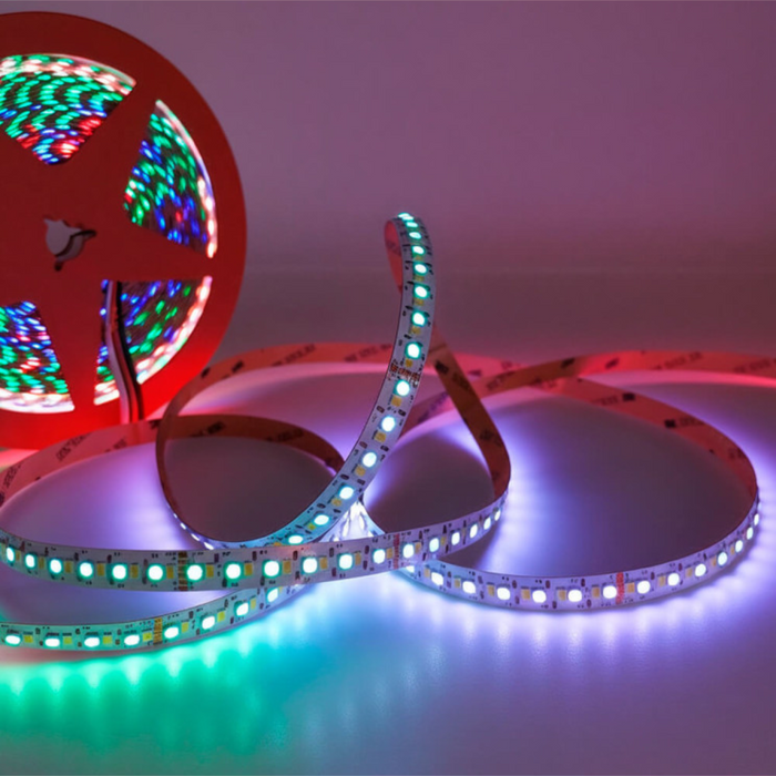 Bandă LED RGB+CCT 24V cu densitate mare 216 LED/m