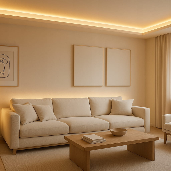 Bandă LED COB CCT 24V lumină naturală variabilă