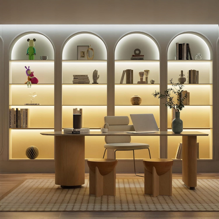 Bandă LED COB CCT IP20 cu lumină reglabilă și controler