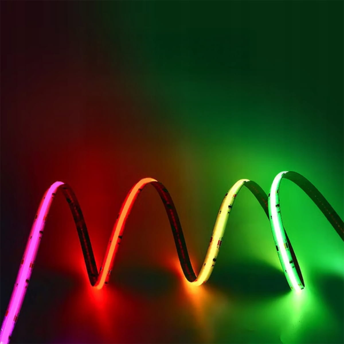 Bandă LED COB RGBW 24V pentru cameră de zi sau birou