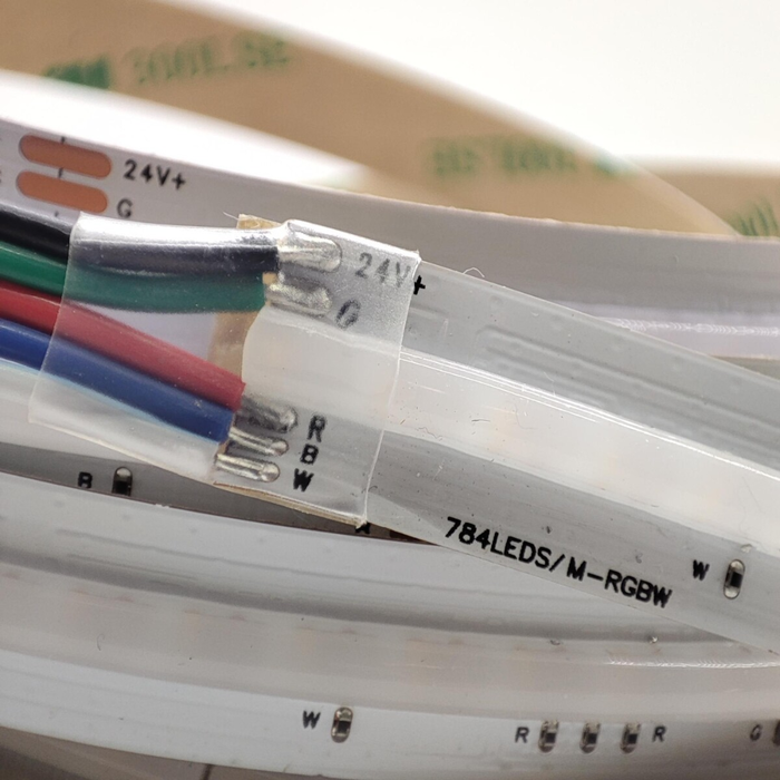 bandă LED COB RGBW iluminat cafenea interior