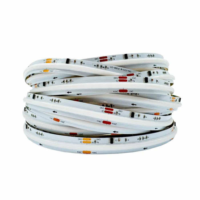 Bandă LED COB Digitala RGB + alb cald reglabilă
