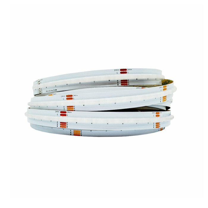 bandă LED COB RGBW tăiere la fiecare 5 cm