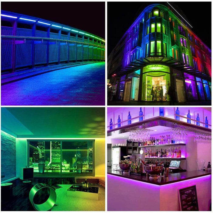 aplicatii banda led rgb digitala, rezistenta la apa, ip67