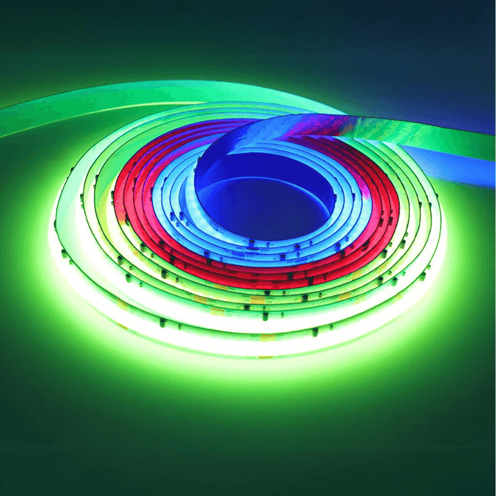 Bandă LED COB RGB WS2811 pentru mobilier și tavane