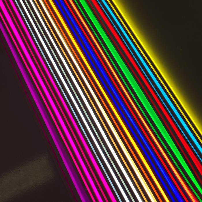 banda neon flex rgb pentru vitrine