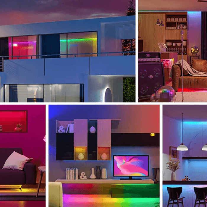 Bandă LED COB digitală IP20, 720 LED/m, control RGB