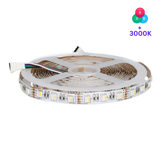 Banda LED RGBW ultra 4 in 1, 60LED/m IP20, alb cald - ledia.ro