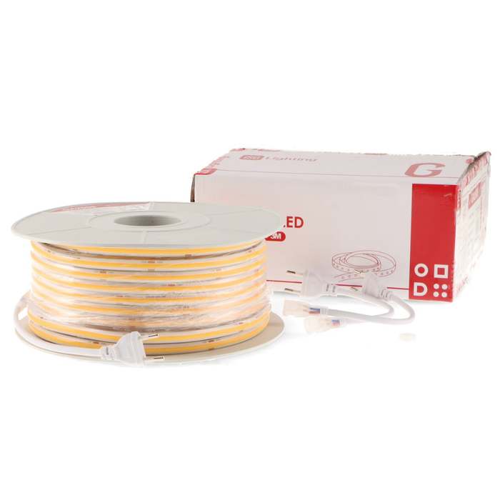 Bandă LED COB eficientă 14W/m, lumină puternică pe metru
