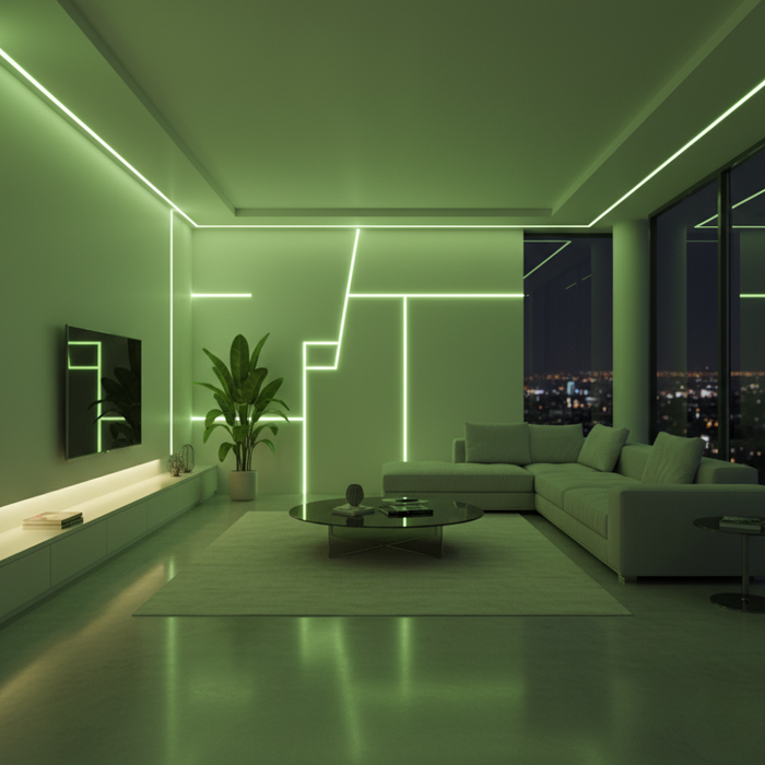 Bandă Neon FLEX Lime 24V lumină vibrantă și uniformă