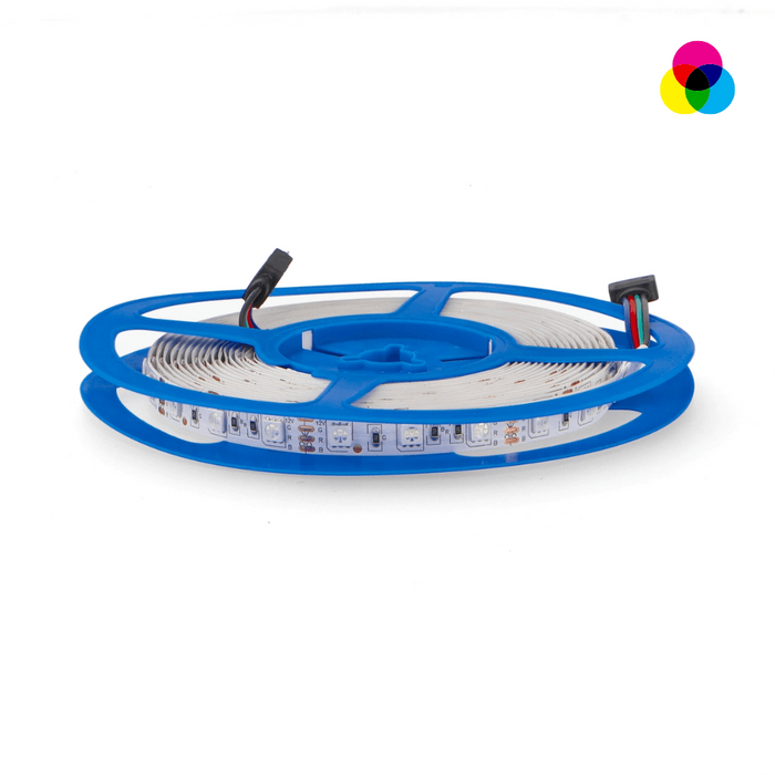 Banda LED RGB, banda led interior, banda led multicolora, banda led 12v rgb, banda rgb smd5050, banda rgb 60 led/m, ledia.ro