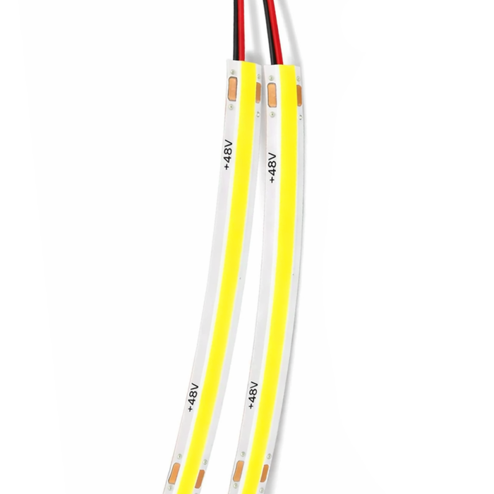 Bandă LED COB 48V DC 480 LED/m  3000K Alb Cald 5M IP20