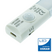 Bară LED liniară cu senzor de mișcare și cablu USB, vedere frontală ledia.ro
