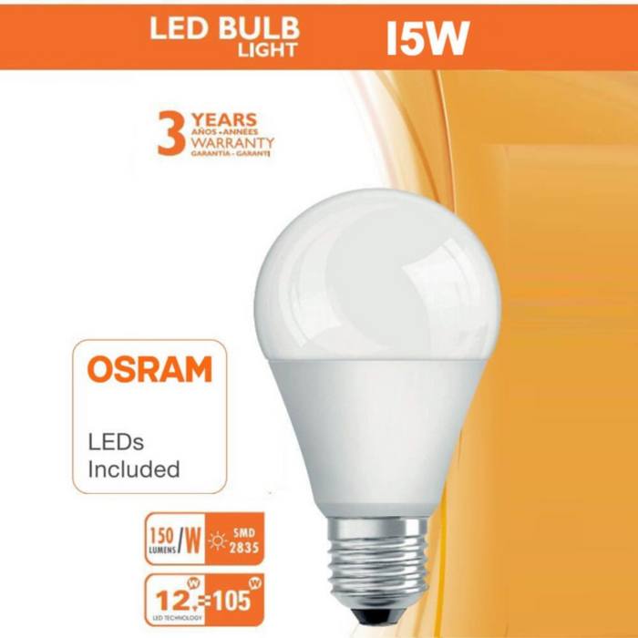 bec led E27 15W, culori naturale, 3 ani garantie