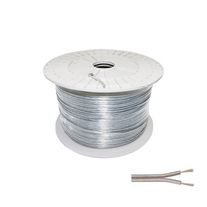 Cablu electric plat 500m 2x0,5mm² pentru alimentare benzi LED
