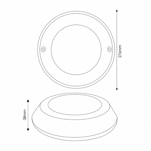Suport de suprafață pentru bec LED PAR56, protecție IP68, instalare subacvatică
