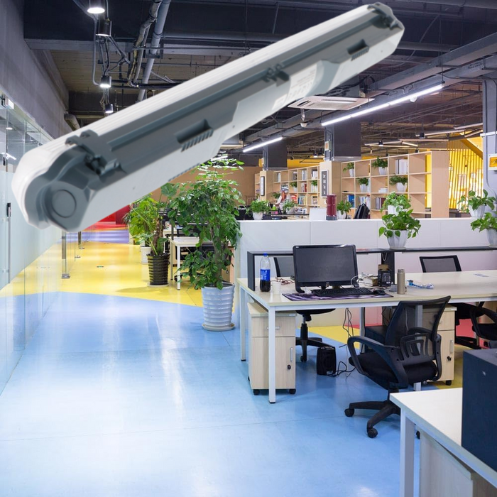 Carcasă LED etanșă 120 cm pentru tuburi led, ideală pentru spații umede sau prăfuite ledia.ro

