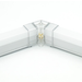 accesoriu iluminat LED hexagonal tip L montare prin presar
