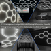 conector lămpi LED hexagonale tip T