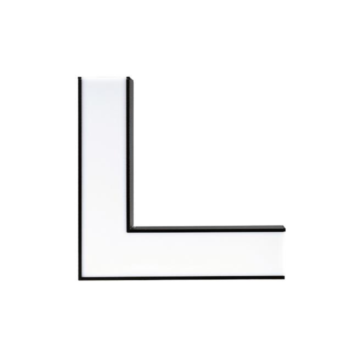 Conector arhitectural LED profil în L
