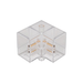 conector hexagonal tip L 90° pentru lămpi LED