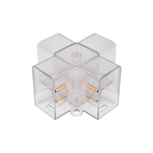 conector tip X montaj prin presare  pentru panouri LED hexagonale